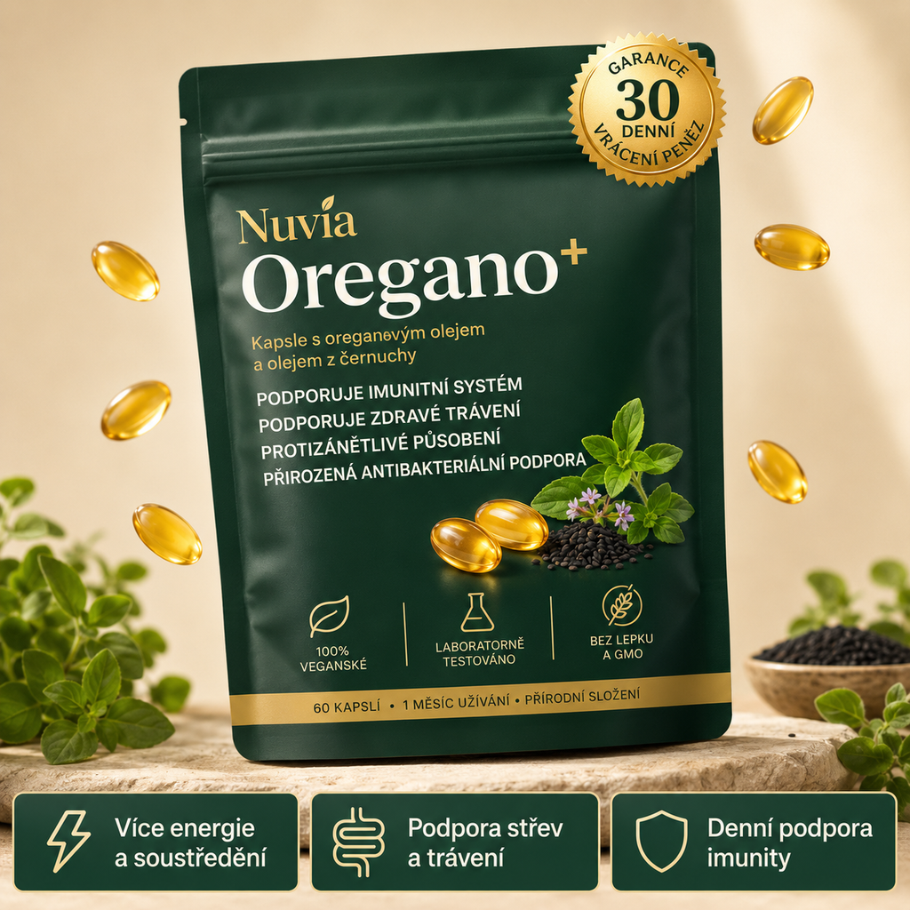 Oregano+ Každodenní podpora trávení a imunity