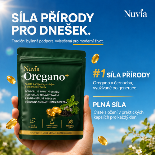 Oregano+ Každodenní podpora trávení a imunity