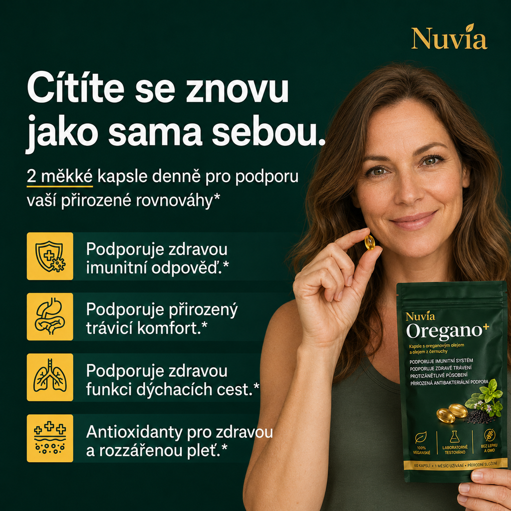 Oregano+ Každodenní podpora trávení a imunity